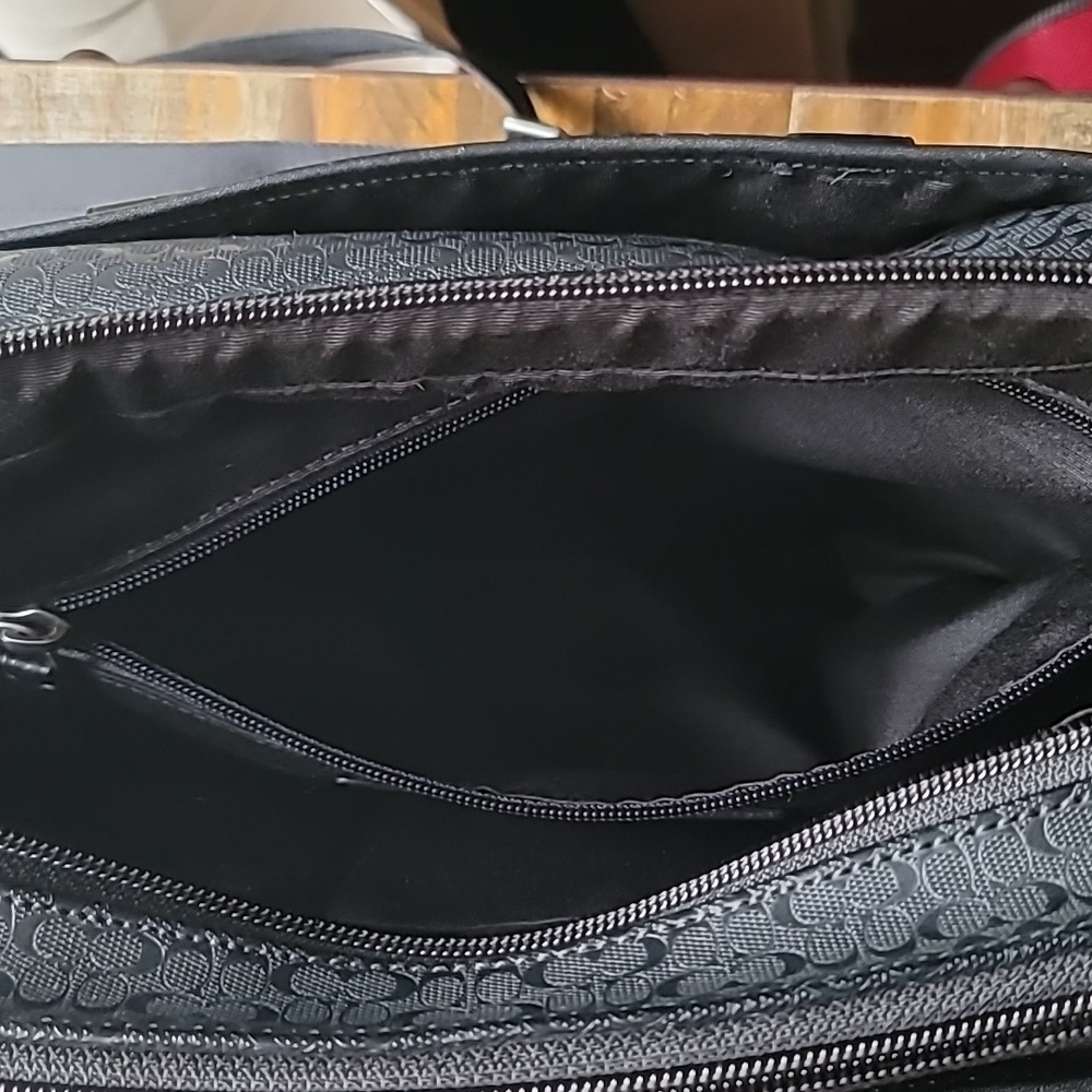 Coach Heritage Signature Embossed PVC Commuter - Picture 13 of 16